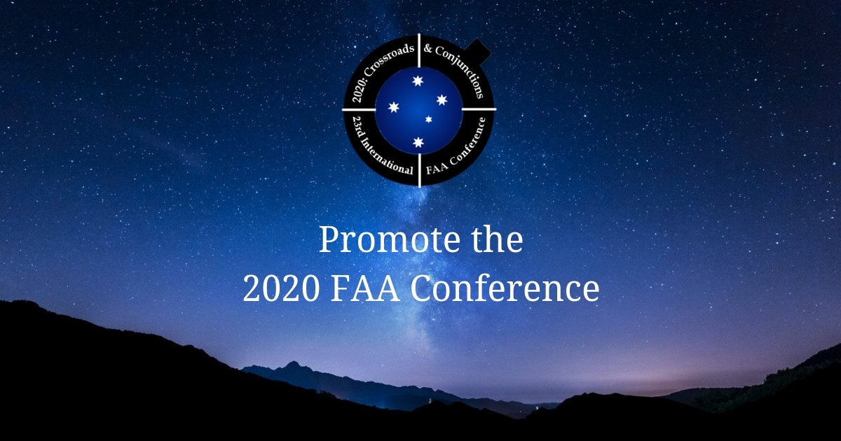 Promote the 2020 FAA Astrology Conference with these Image Banners